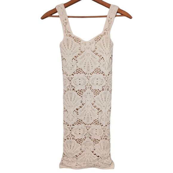 Intimately Free People Lace Dress XS Medallion Bodycon Coquette Siren Vamp Sexy - Picture 11 of 16